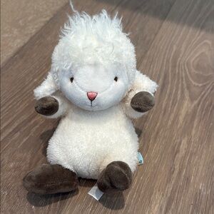 Bunnies by the Bay Cream and Brown Like New Plush Sheep Stuffed Animal Toy